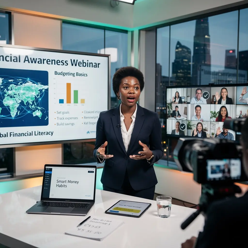 Professional business solutions illustration